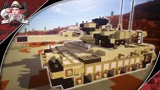 Minecraft: Modern Warfare Merkava Mk.1 | Main Battle Tank Tutorial