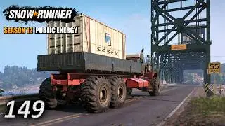 Bringing Up The Ferry And The Jumbo Bridge To The Port - Snowrunner Season 12 - E149
