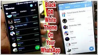 How to Get Black And White Theme On Your WhatsApp!