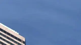 Mysterious object floating slowly over downtown Los Angeles Part 2