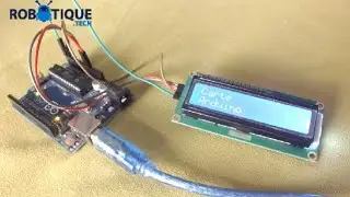 Display text on the I2C LCD 1602A display with Arduino