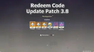 Redeem Code Update 3.8 ( Free 300 Primogems ! ) - Genshin Impact
