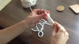 лицевые петли классическим способом