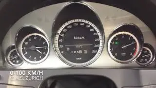 Mercedes E 200 CGI BlueEfficiency Coupé 0-100 km/h acceleration