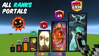 nether portals using with different ranks be like