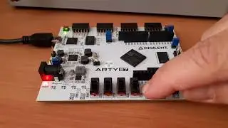 Arty S7 50 First MicroBlaze Baremetal Software Project Demo