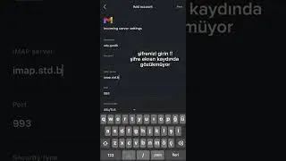 Boğaziçi Mailini Gmail'e Ekleme