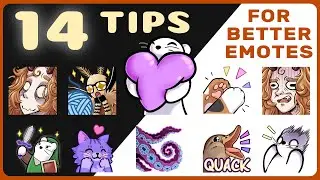 14 Tips for making better emotes for Twitch, Discord, YouTube, etc.