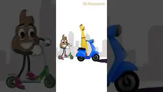 Мульт 1. Какашка и курица - прогулка (анимация)