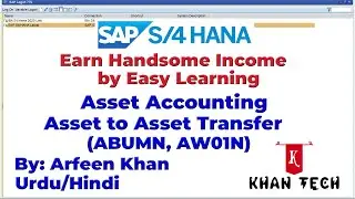 How to post SAP-AA: Asset to Asset Transfer (ABUMN) (Urdu/Hindi)