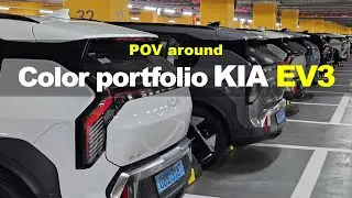 2024 KIA EV3 Color portfolio, all colors