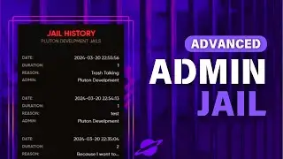 Advanced Admin Jail + Jail History UI | FiveM Script