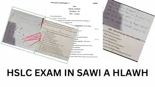 Sawi hlawh 2024 HSLC exam question paper.