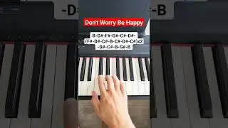 Don't Worry Be Happy - Bobby McFerrin (piano tutorial)
