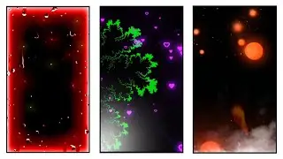 Template Video Background Full Screen | light Effect | Kinemaster Template Black Screen Status