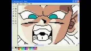 Speed Painting Goku Ssj3 on Ms Paint (Dragon Ball GT)
