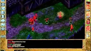 Baldur's Gate fighting Drasus' party