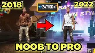 First Vs Last 🤑Make Noob To Pro Account🤯 free fire