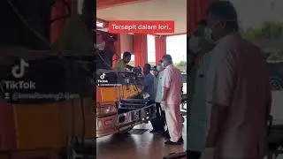 Allahuakbar..Tersepit dalam lori..