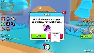 Day 4 of opening Secret Keys in Pet simulator 99