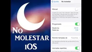 Como usar No molestar paso a paso en iOS (iPhone)