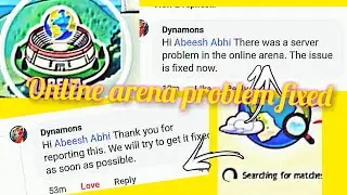 Online arena bug problem has been fixed - now we can play online arena - news from officials