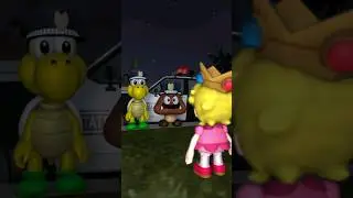 Baby Peach meets Police