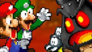 Fighting the Choomba as the Bros in Mario & Luigi: Bowser's Inside Story + Bowser Jr.'S Journey