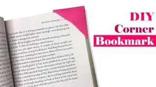 How to make a Corner Bookmark DIY ?