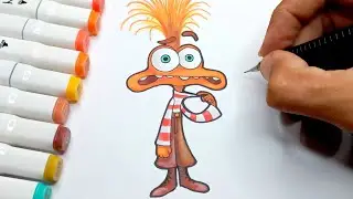 como DESENHAR a ANSIEDADE do filme DIVERTIDA MENTE 2
