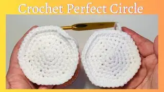 How To Crochet A Perfect Circle With No Edges For Beginners