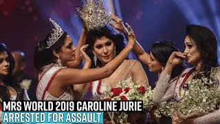 Mrs World 2019 Caroline Jurie arrested for assaulting Mrs Sri Lanka 2020