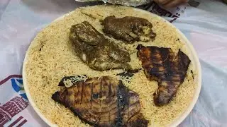 This Time No Networking Let's EAT Lunch it's So Delicious Meat Shuwa Chicken Shuwa And  grilled Fish