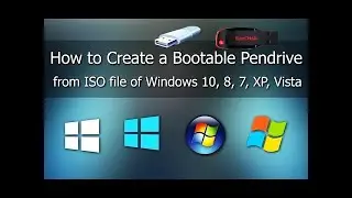 How To Make Bootable Windows 7/8/81 and 10 Pen Drive