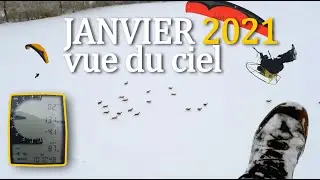 PARAMOTEUR et aile FPV : une vue d'un HIVER MAGIQUE ❄️⛄️😎