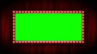 Neon frame with lightning border green screen videos no cope write strike 