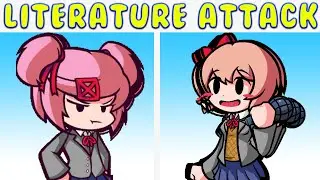 Friday Night Funkin - Literature Attack [FNF MOD/DOKI DOKI/PERFECT COMBO]