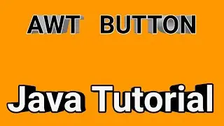 Java programming : Java awt tutorial how to add button on frame for beginners