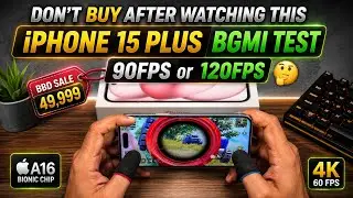 iphone 15 plus in BBD Sale 😍 BGMI test  || Buy or not PUBGM
