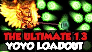 Terrarria 1.3 - THE ULTIMATE YOYO MELEE LOADOUT - The Best Yoyo Melee Setup In Terraria 1.3!