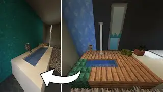 Как сделать дизайн ванны в Minecraft!