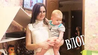 VLOG Babysitting Alina and Yulyashka are going to a birthday party Our purchases at Mega