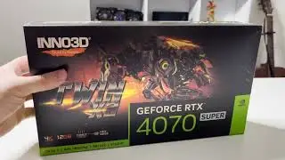 Inno3D Twin X2 4070 Super Unboxing