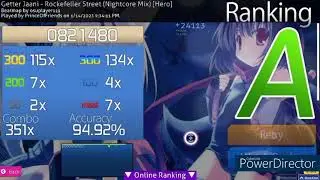 Nightcore - Rockefeller Street, Osu!Mania