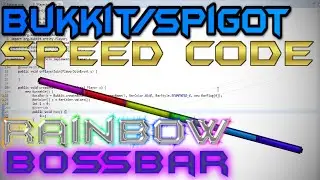 [Minecraft Bukkit/Spigot] 1.9 Rainbow Bossbar Speed Code