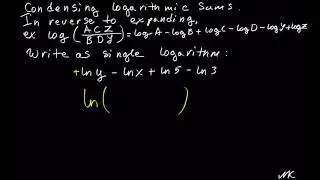 Condensing Log Expressions 1
