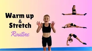 💫Stretch Like a Pro: 7-Minute Warm-Up with Our 8-Year-Old Gymnast!💢