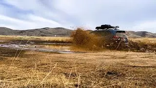 Subaru Forester Wilderness Off-Roading Near Umptanum Ridge: Water Crossing and Busting Skid Plates!!