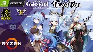 Genshin Impact | Ayaka Ganyu Shenhe | My Build | Frozen Team | vol.1