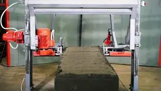 🔸 Демонстрация резки на массиве газобетона 🔸 Резательный комплекс ПАРУС 🔸 Полная автоматизация